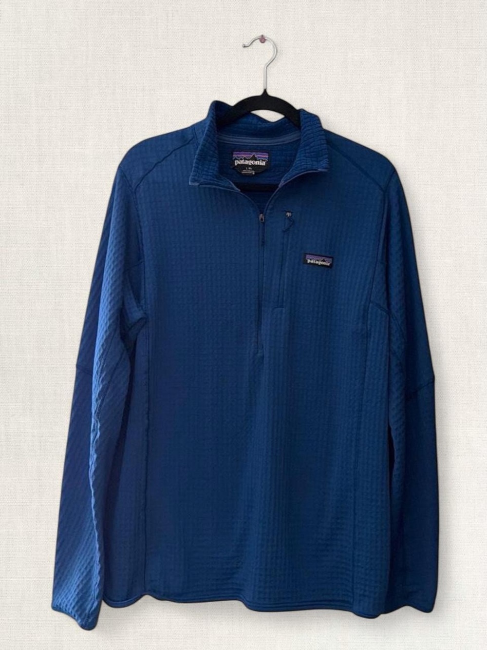 Patagonia Deep Navy Waffle Quarter-Zip Fleece